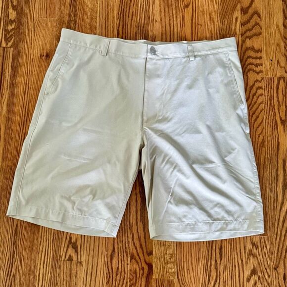Peter Millar Shackleford Performance Hybrid Flat Front Chinos. Size 38. Color Sa - Picture 1 of 8